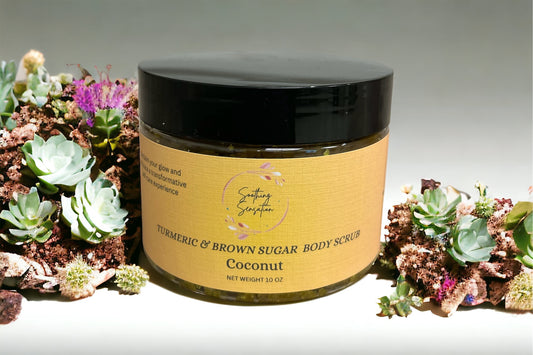 Turmeric & Brown Sugar Body Scrub - Soothing Sensation